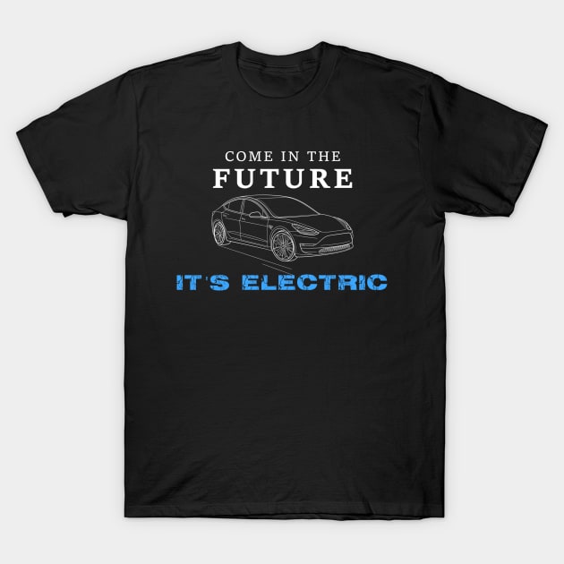 Electric car T-Shirt by classic.light